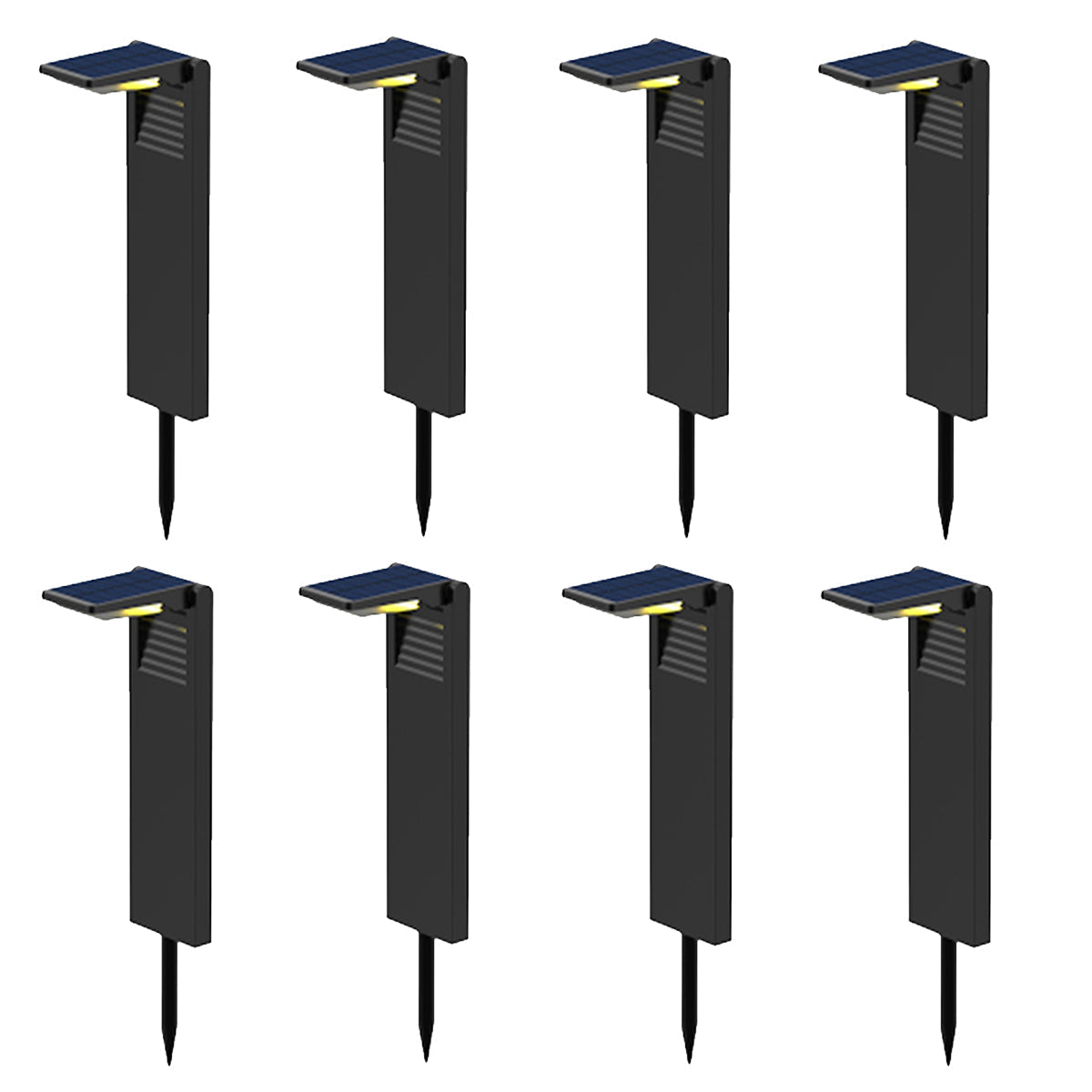 Ostry - Solar Bollard & Post - Plastic - Black