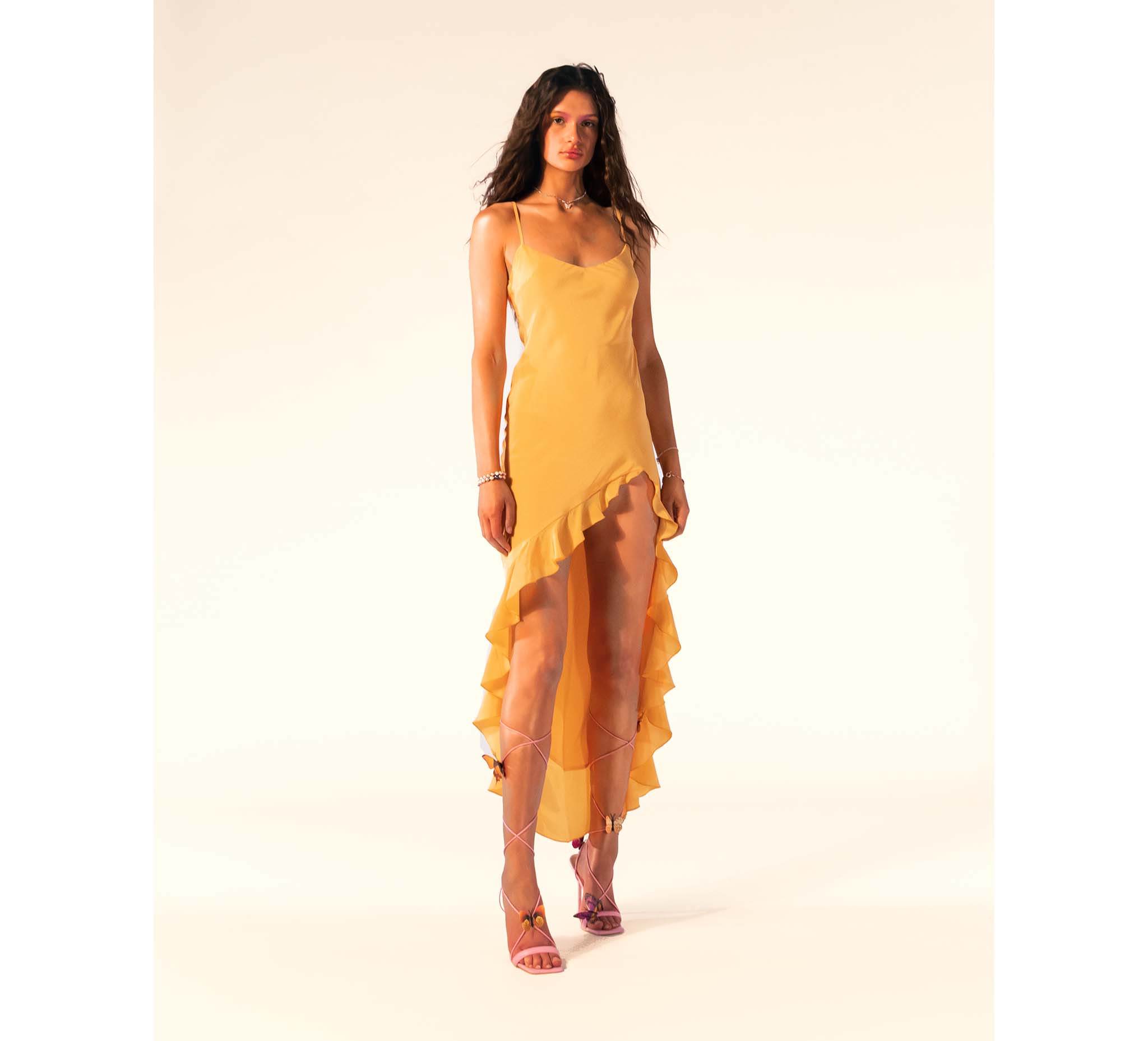 Vestido Lucie Papaya