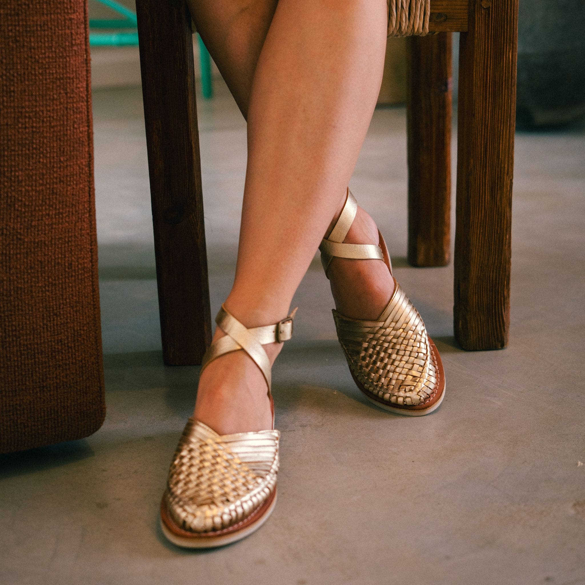 Lupita Sandals - Champagne