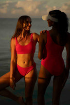 Top de traje de baño de 2 piezas - Noor - Rojo