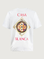 Camiseta Casablanca White Plafond Orné De Musique de manga corta - Bright White