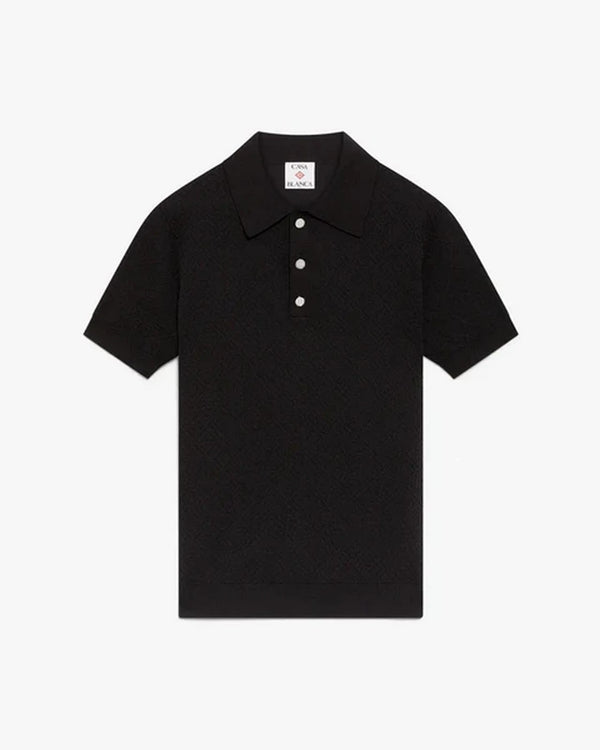 Casablanca - Polo Pointelle Monogramme