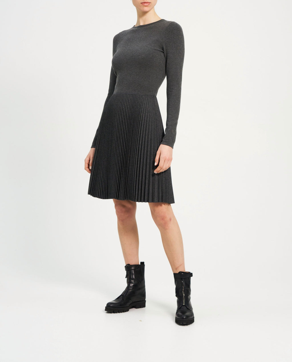 Theory NYC - Dresses - Plt C Mini Dr - Charcoal Melange