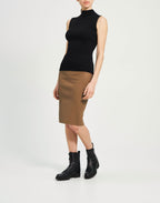 Sweater Knit - Plaited Tank - Black