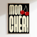 Groovy - Affiche Mon Cheri - Noir