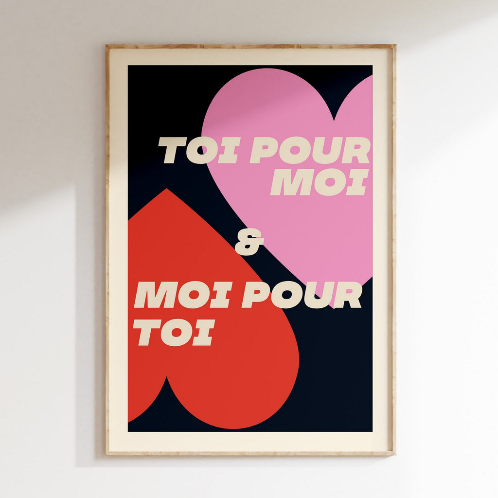 Groovy - Affiche Toi Pour Moi - Noir