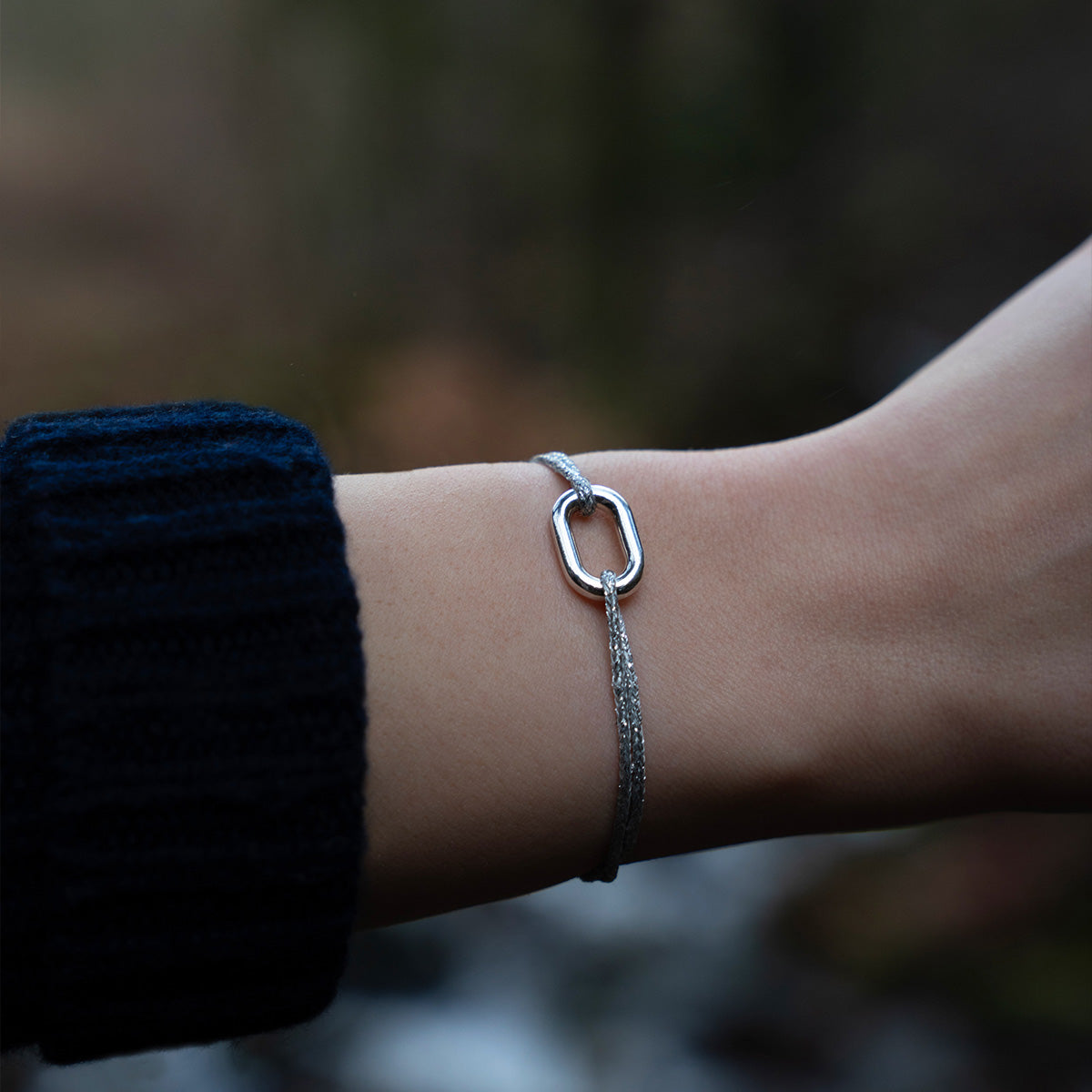 Pulsera Echiné - Plata