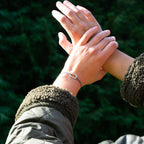 Pulsera dividida - Antracita brillante