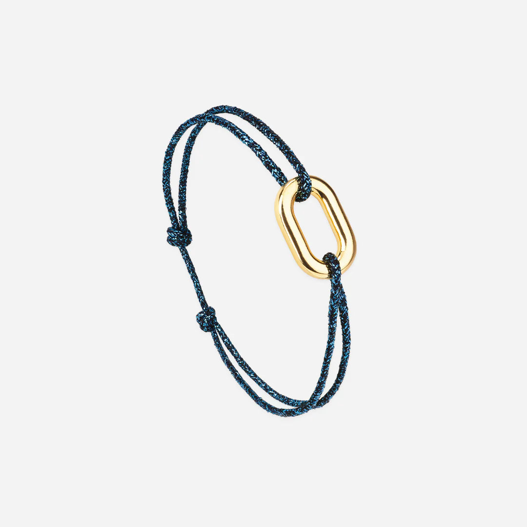 Pulsera Almu - Azul Marino Brillante