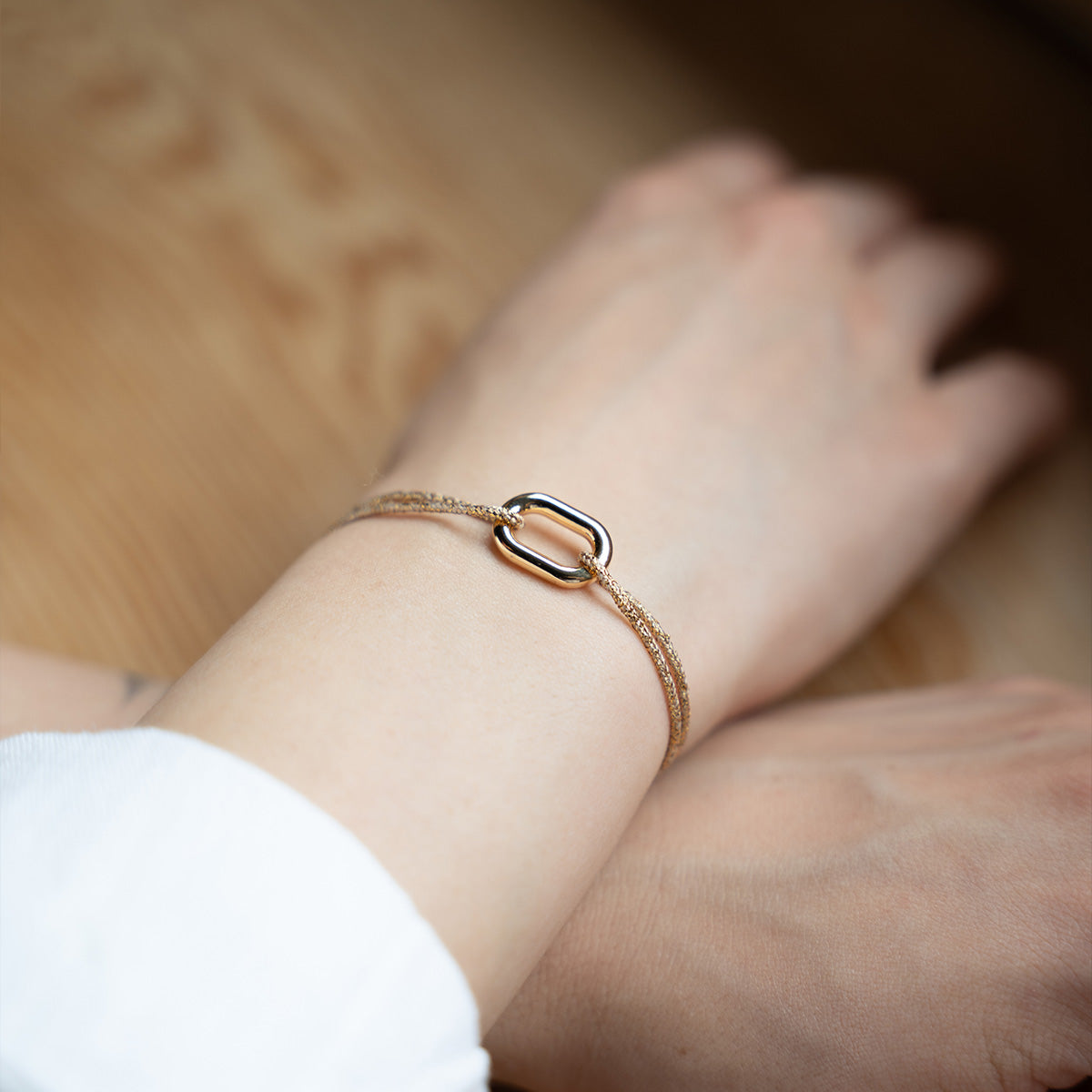 Pulsera Filin - Oro brillante