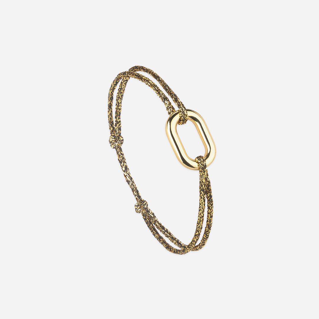 Bracelet Manille - Or Noir