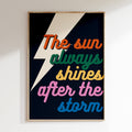 Groovy - Affiche The Sun Always Shines - Noir