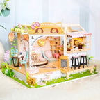 Casa en miniatura - Jardín del Café para Gatos