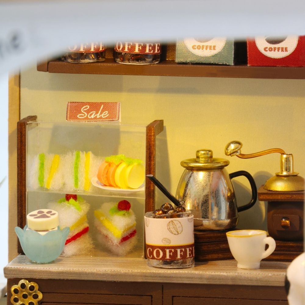 Casa en miniatura - Jardín del Café para Gatos