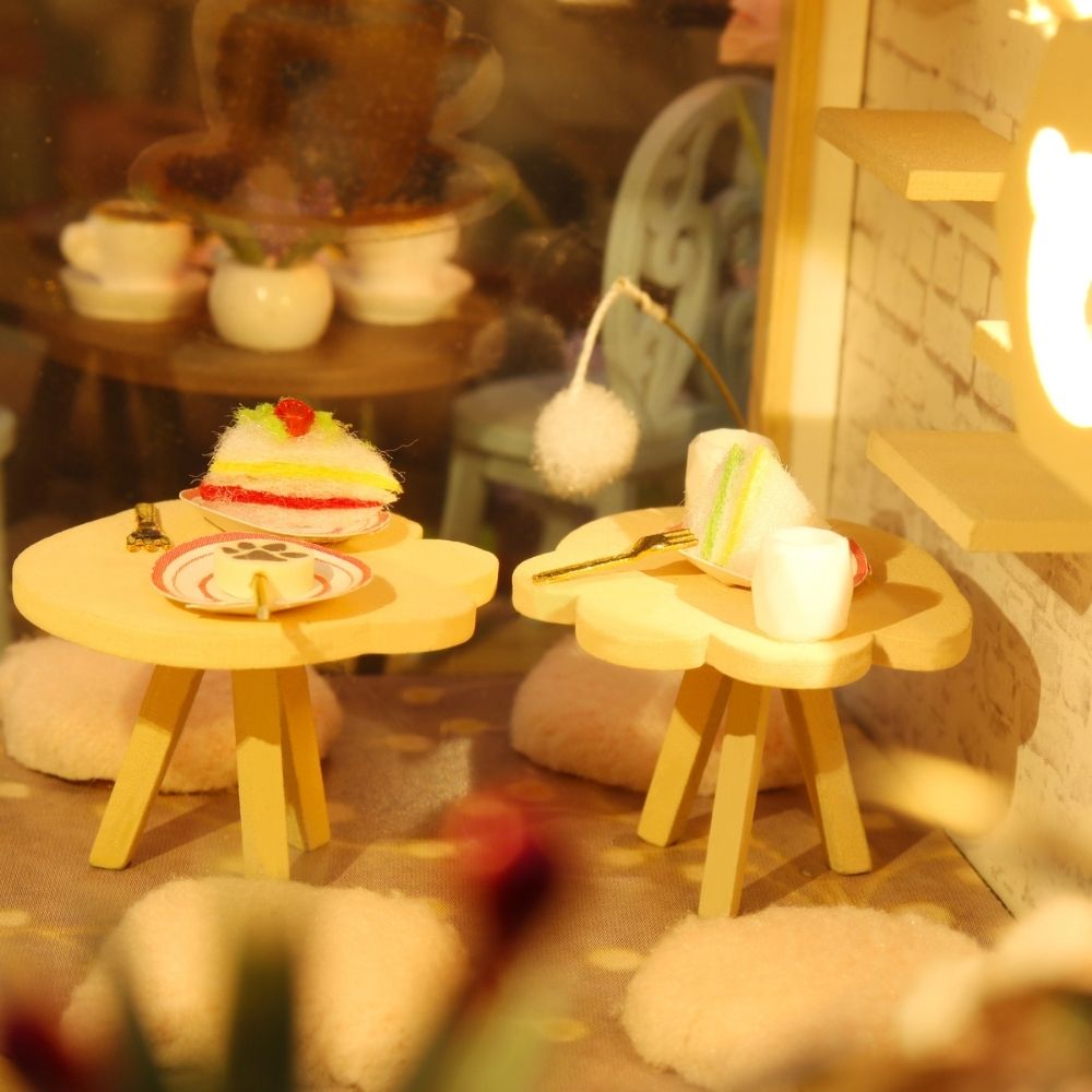 Casa en miniatura - Jardín del Café para Gatos