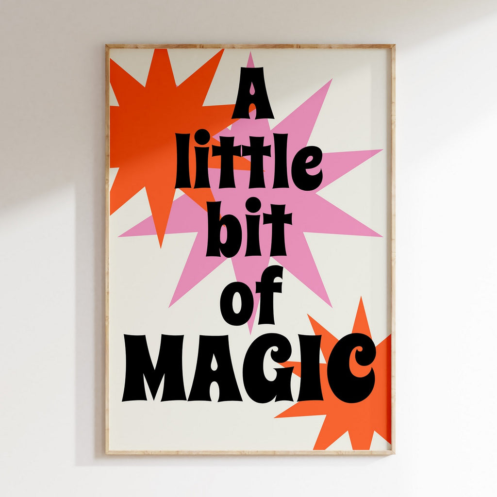Groovy - Affiche A Little Bit Of Magic - Multi