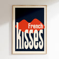 Groovy - Affiche French Kisses - Noir