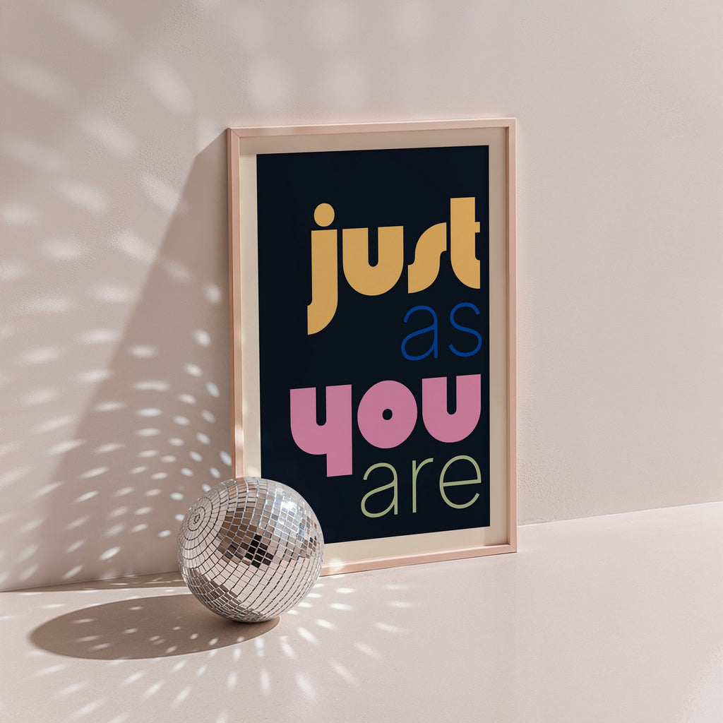 Groovy - Affiche Just As You Are - Noir