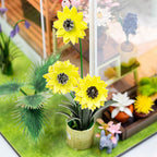 Maison Miniature - Fleur Ensoleillée