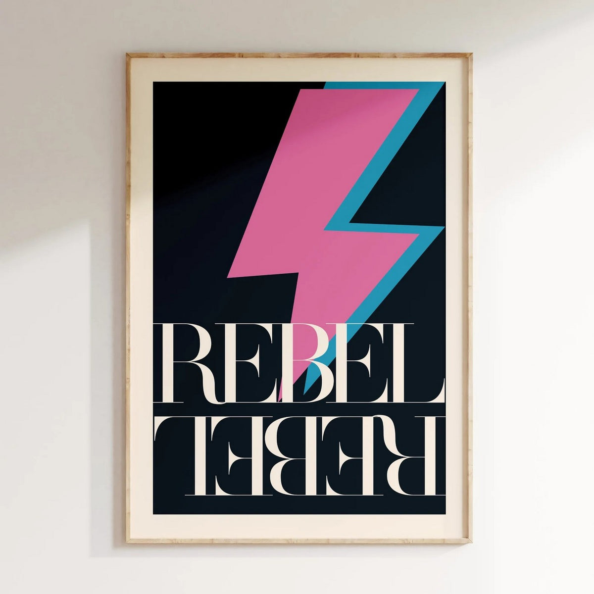 Groovy - Affiche Rebel Rebel - Noir