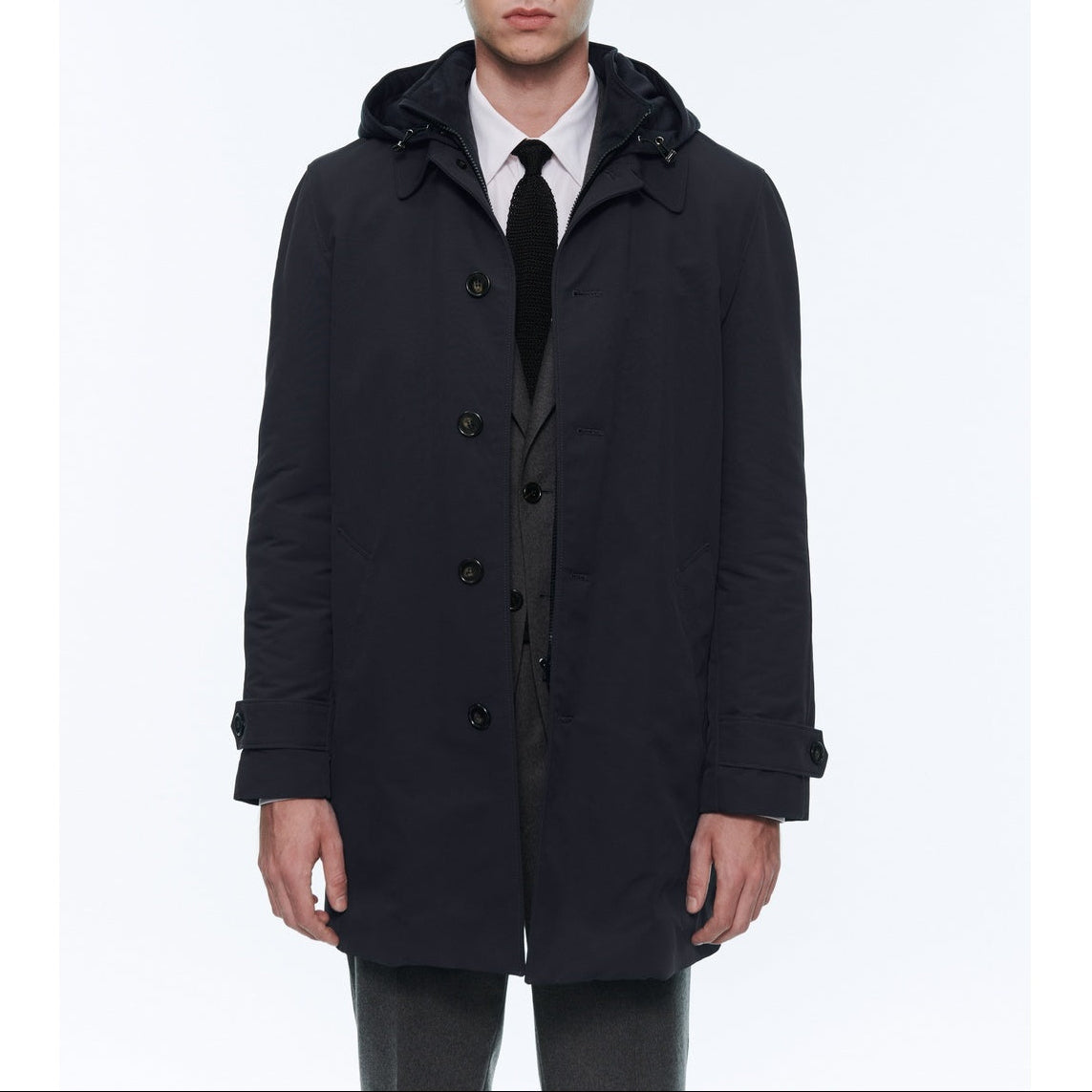 Fursac - Parka En Toile Déperlante - Bleu