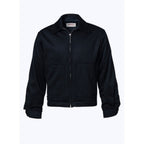 Fursac - Blouson En Drap De Laine Mélangée - Petrole - Homme