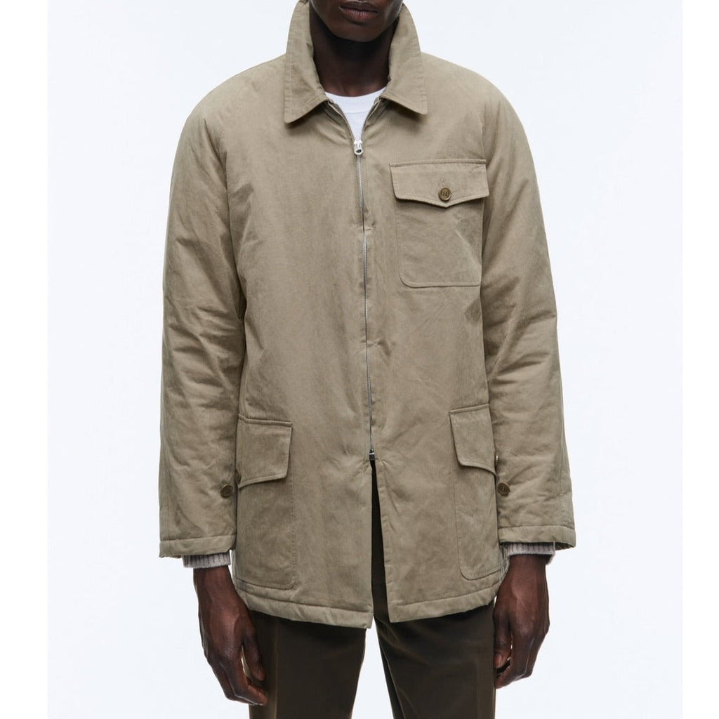 Fursac - Water-Repellent Cotton Canvas Jacket - Taupe - Men