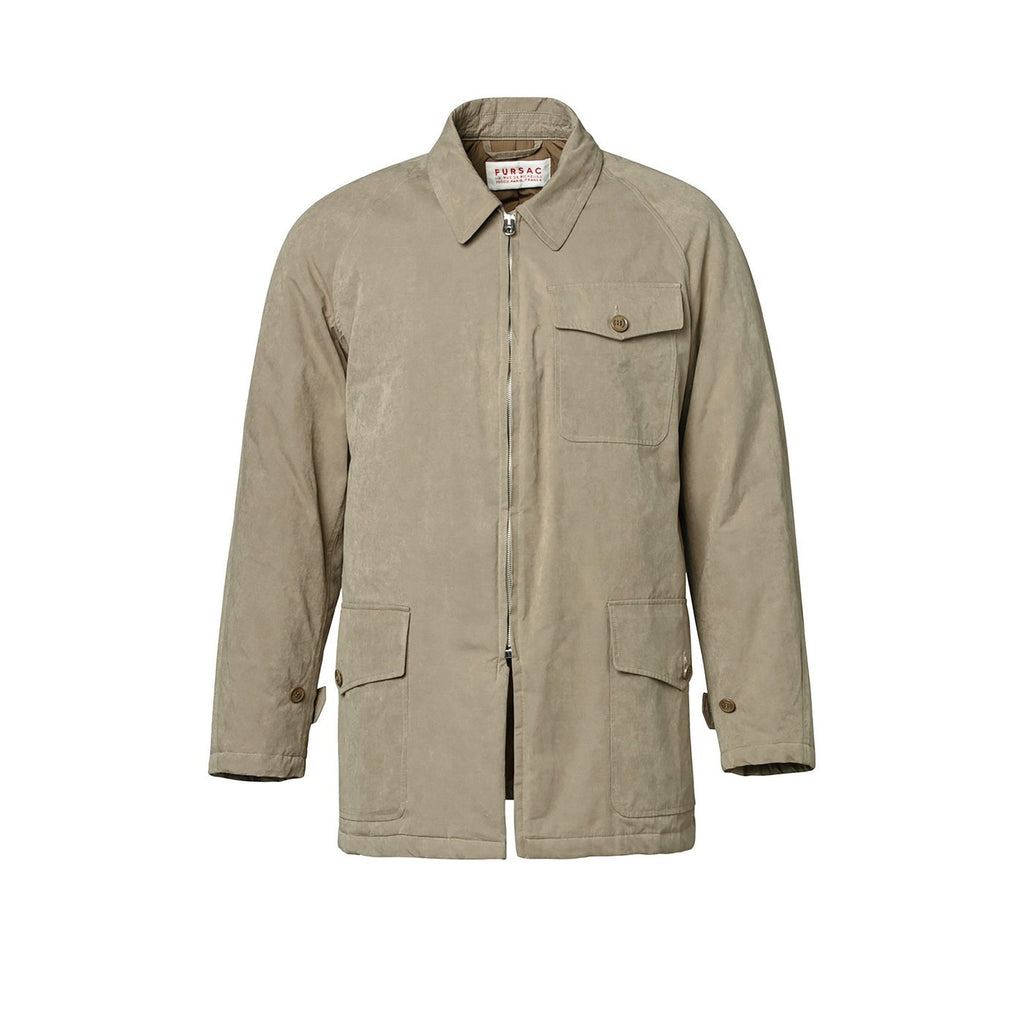 Fursac - Water-Repellent Cotton Canvas Jacket - Taupe - Men