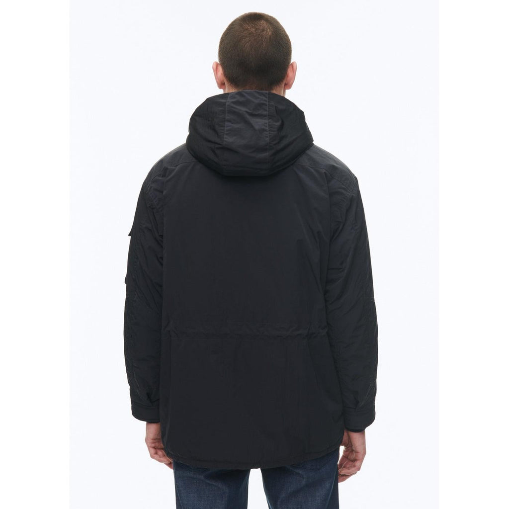 Fursac - Parka En Toile Déperlante - Bleu Marine