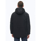Fursac - Parka En Toile Déperlante - Bleu Marine