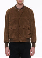 Fursac - Chaqueta de ante caramelo - Chocolate - Hombre