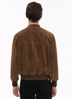 Fursac - Chaqueta de ante caramelo - Chocolate - Hombre