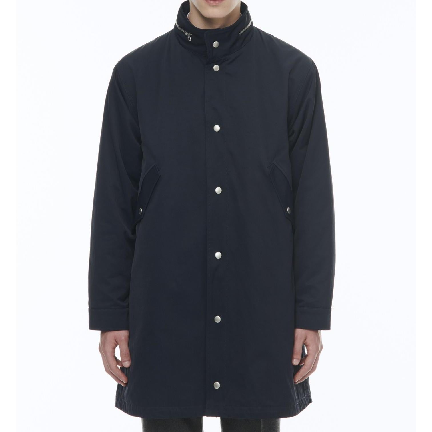 Fursac - Parka Matelassée Fishtail En Twill - Marine