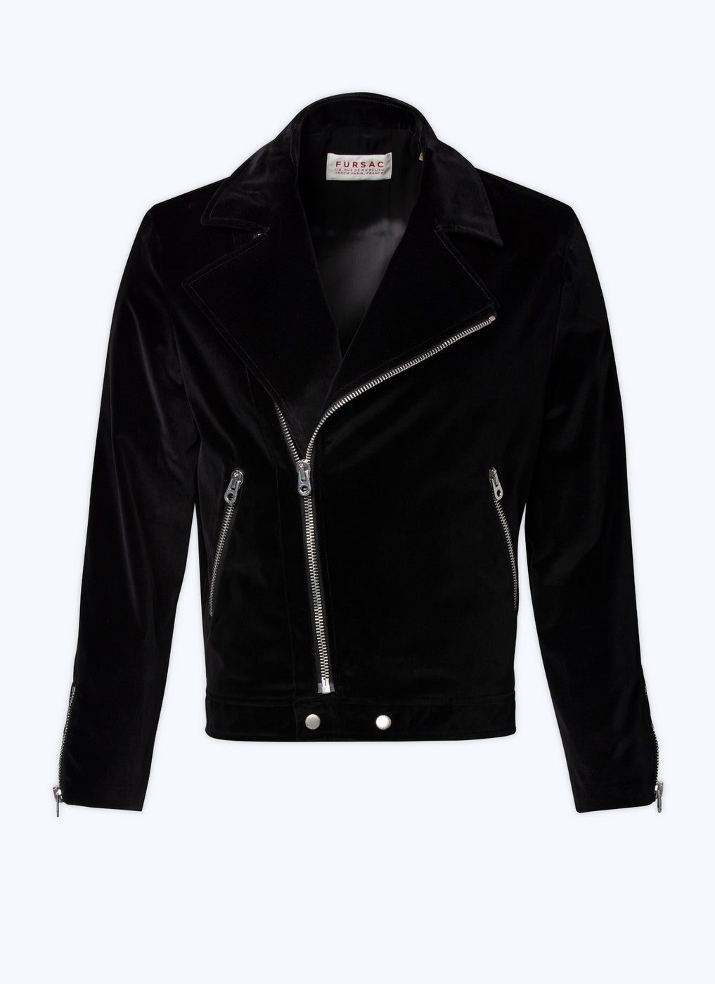 Fursac - Palatine Velvet Jacket - Black