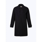 Fursac - Manteau À Col Chemise En Coton Biologique - Marine