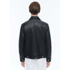 Fursac - Blouson Cuir Zippé Vachette - Noir