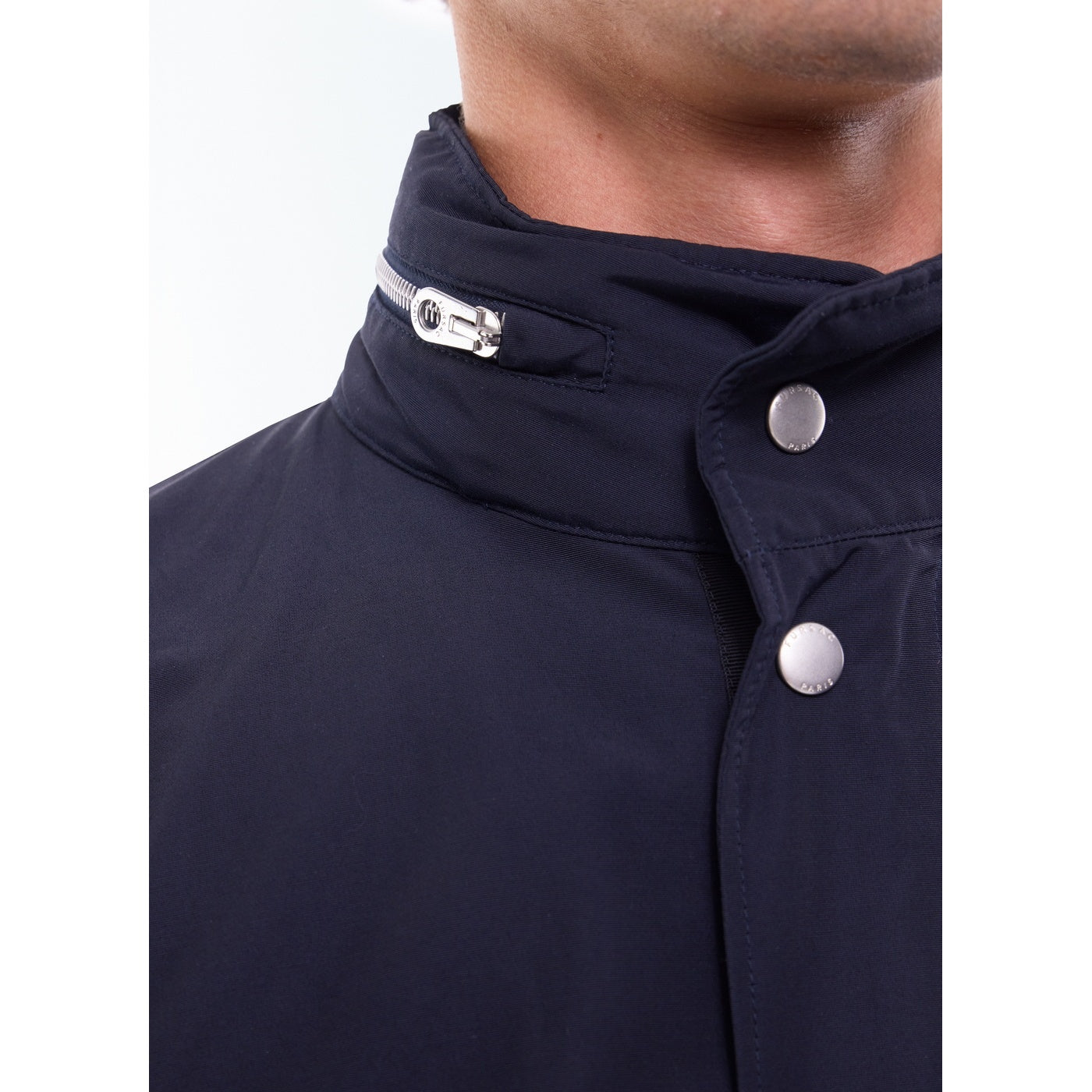 Parka con cola de pez azul marino sin forro - Azul marino
