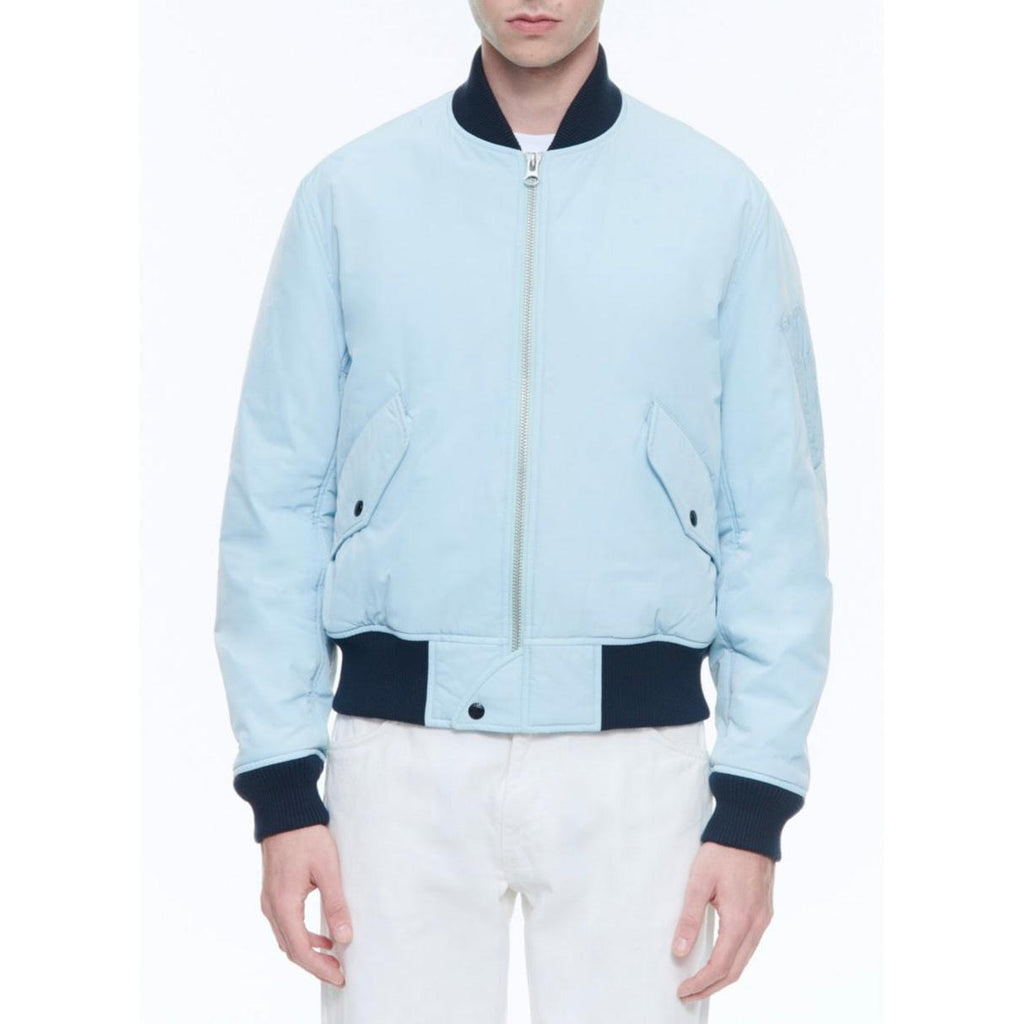 Fursac - Bomber En Serge Technique - Bleu Clair