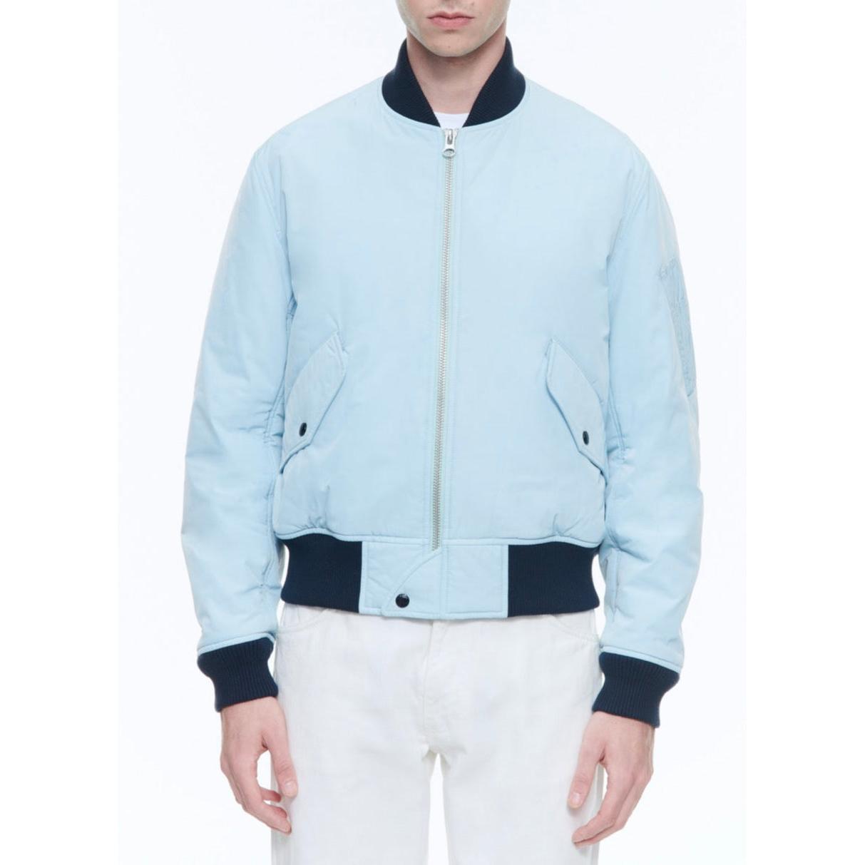 Fursac - Bomber En Serge Technique - Bleu Clair
