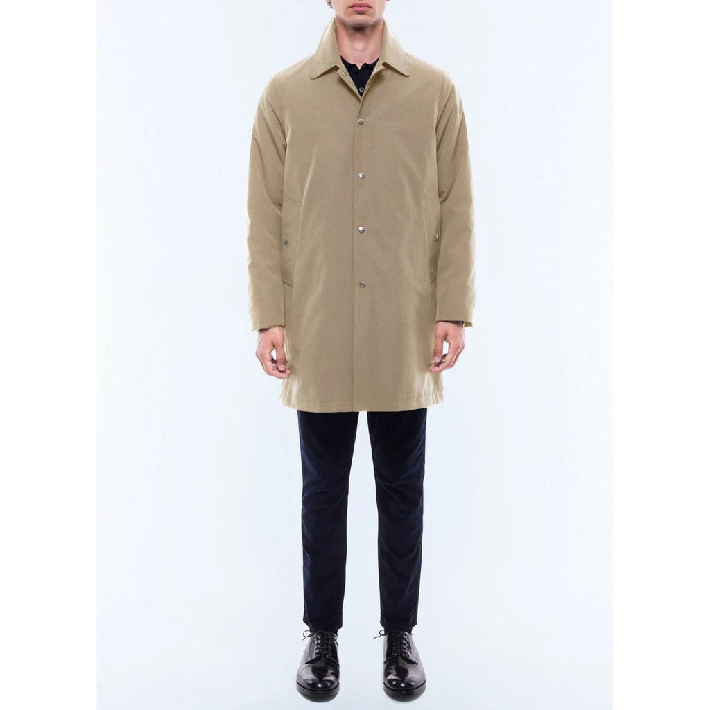 Abrigo De Tejido Repelente Al Agua - Beige