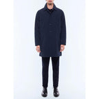 Fursac - Manteau En Tissu Déperlant - Bleu