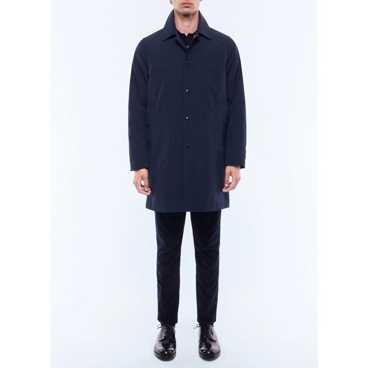 Fursac - Manteau En Tissu Déperlant - Bleu