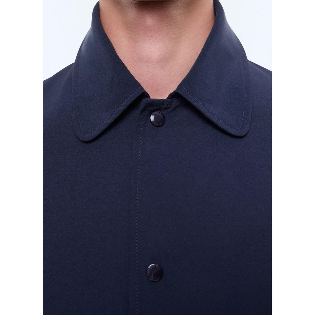 Fursac - Manteau En Tissu Déperlant - Bleu