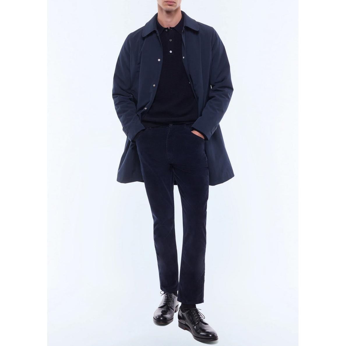 Fursac - Manteau En Tissu Déperlant - Bleu