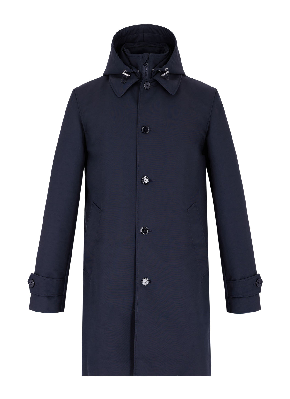 Parka with Storm Facing - Navy