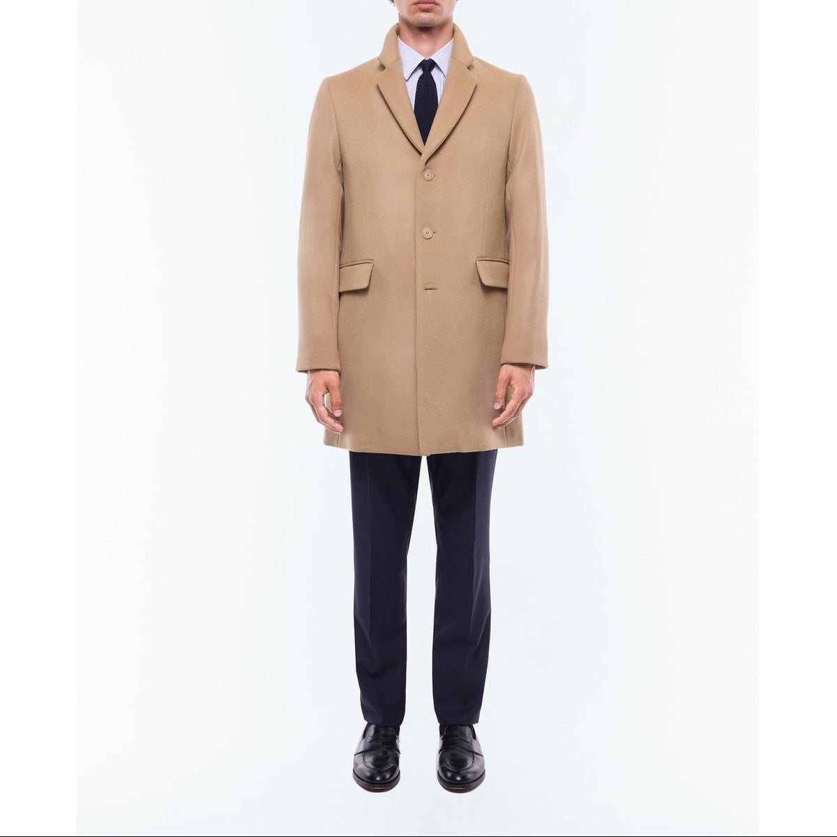 Manteau En Laine Et Cachemire - Beige