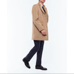 Manteau En Laine Et Cachemire - Beige