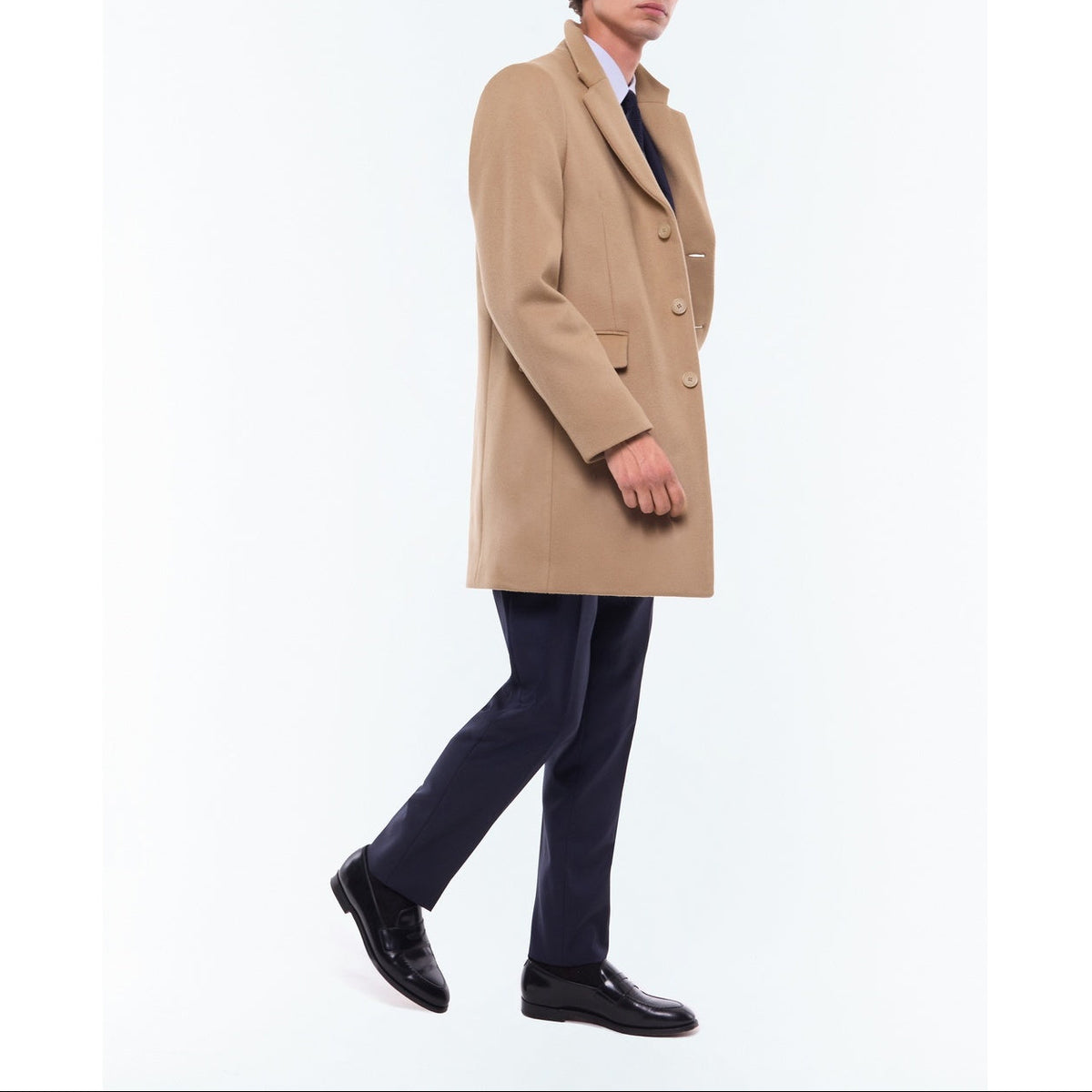 Manteau En Laine Et Cachemire - Beige