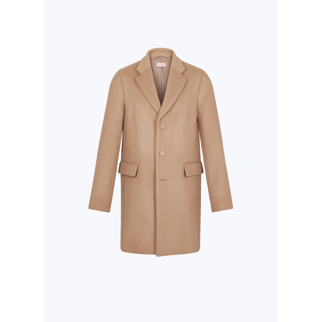 Manteau En Laine Et Cachemire - Beige