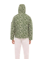 Parka Med Camouflageprint - Olivengrøn